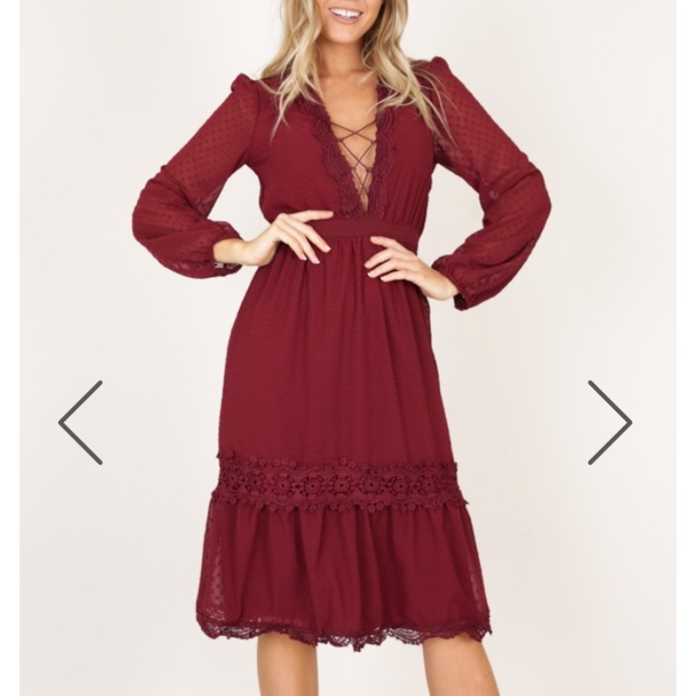 •Showpo.• Long sleeve midi dress